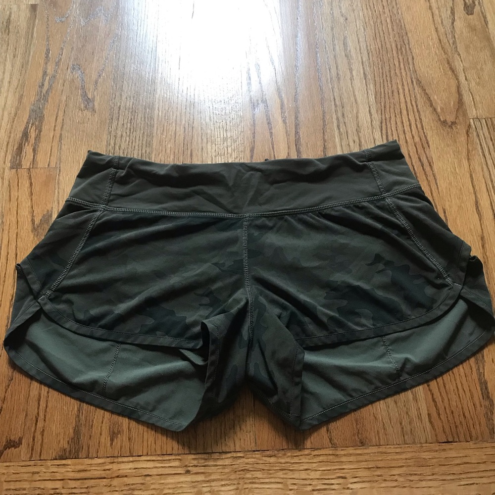 RARE Lululemon Camo Speed Shorts